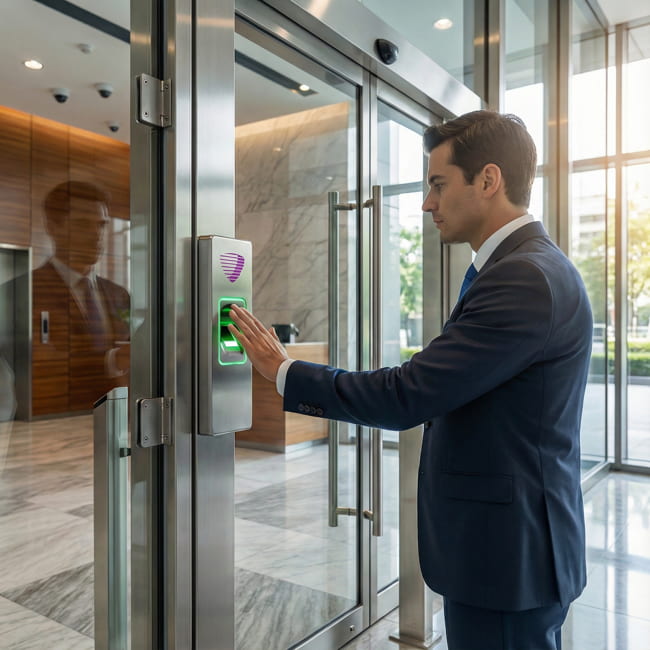 control de accesos en Caldas de Reis
